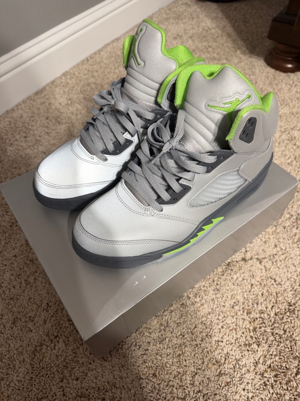 Jordan 5 Green Beans - Picture 3 of 6